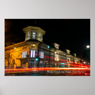 New Indies Art Deco Architecture Aesthetic Poster