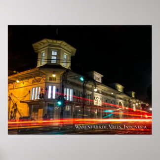 New Indies Art Deco Architecture Aesthetic Poster