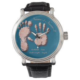 New Infant-hand n footprint Watch
