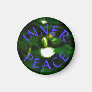 NEW INNER PEACE LOTUS MAGNET