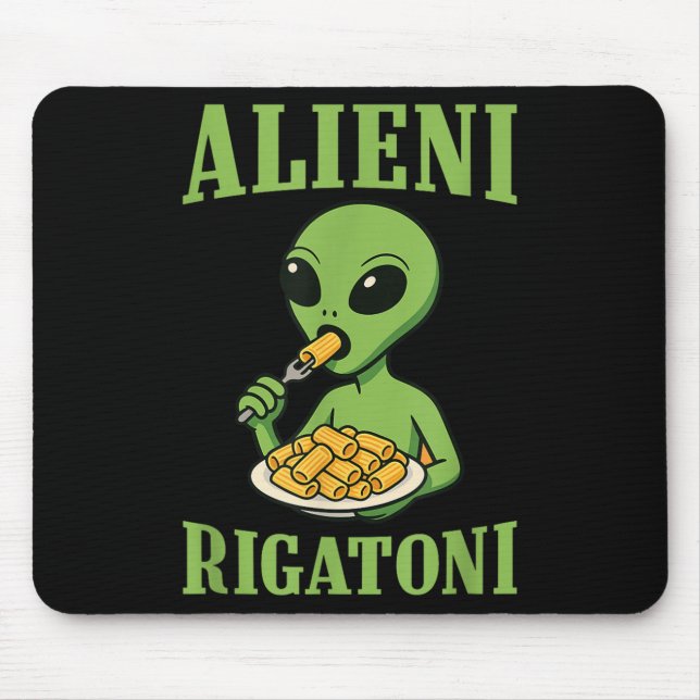 New Italian Brainrot Alieni Rigatoni Funny Viral M Mouse Pad (Front)