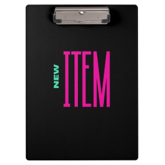 New Item Clipboard