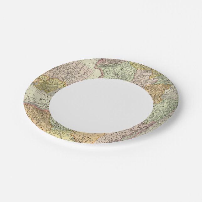 New Jersey 10 Paper Plate (Angled)