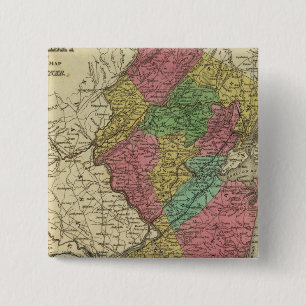 New Jersey 12 15 Cm Square Badge