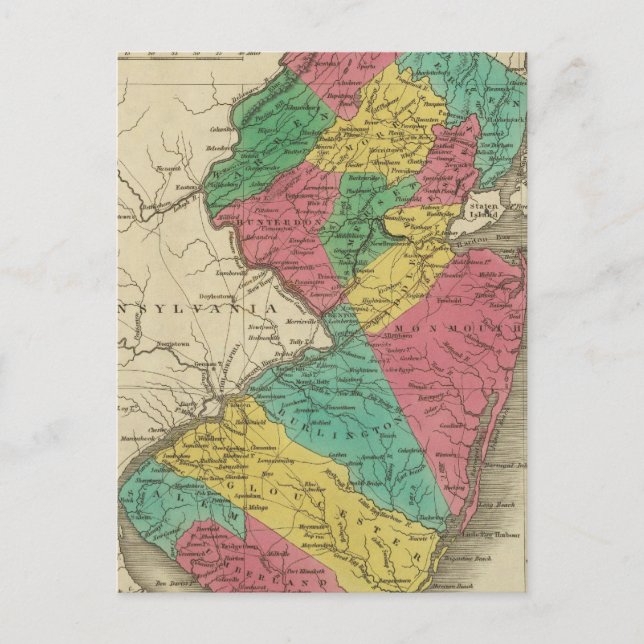 New Jersey 3 Postcard (Front)