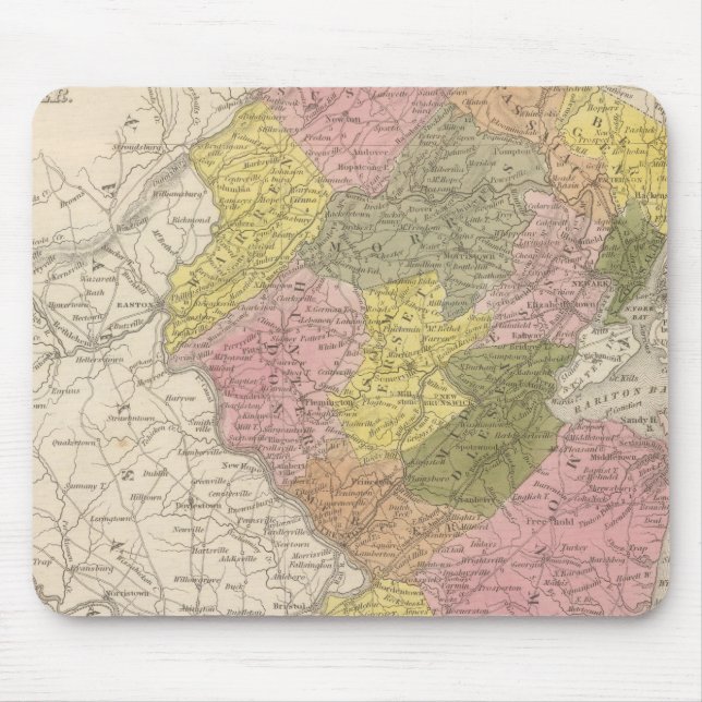 New Jersey 4 Mouse Pad (Front)