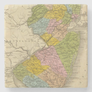 New Jersey 5 2 Stone Coaster