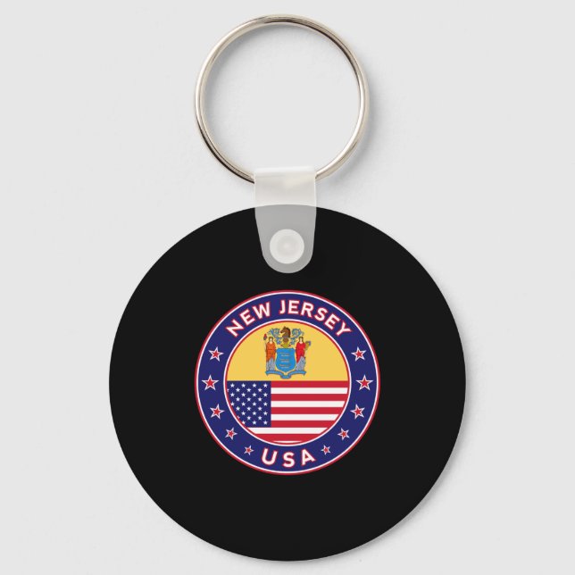 New Jersey _5  Key Ring (Front)