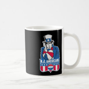 New Jersey Americans Basketball Uncle Sam Coffee Mug