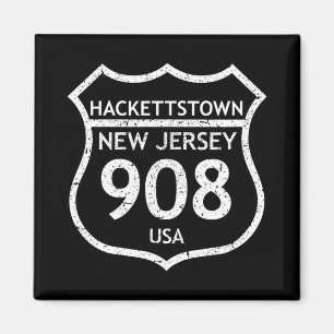New Jersey Area Code 908 Hackettstown, Nj Home Sta Magnet