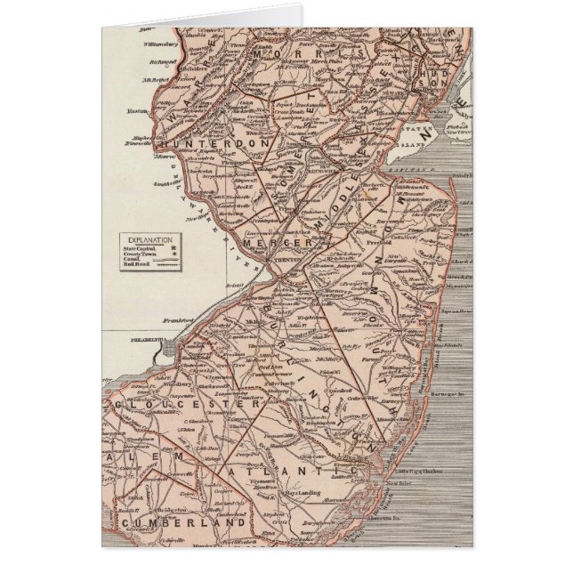 New Jersey Atlas Map (Front)