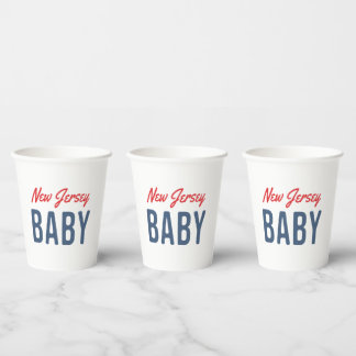 New Jersey Baby Paper Cups