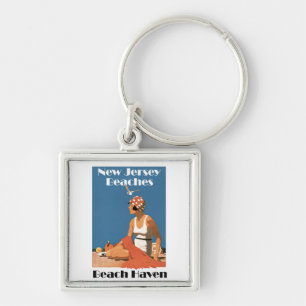 New Jersey Beaches ~ Beach Haven Key Ring