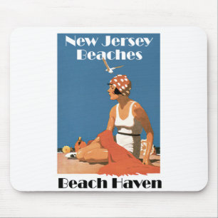 New Jersey Beaches ~ Beach Haven Mouse Pad