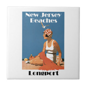 New Jersey Beaches ~ Longport Ceramic Tile