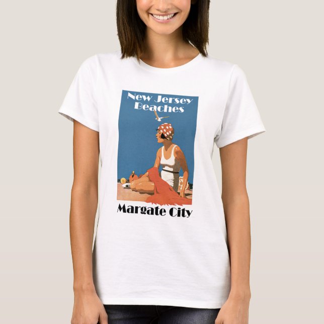 New Jersey Beaches ~ Margate City T-Shirt (Front)