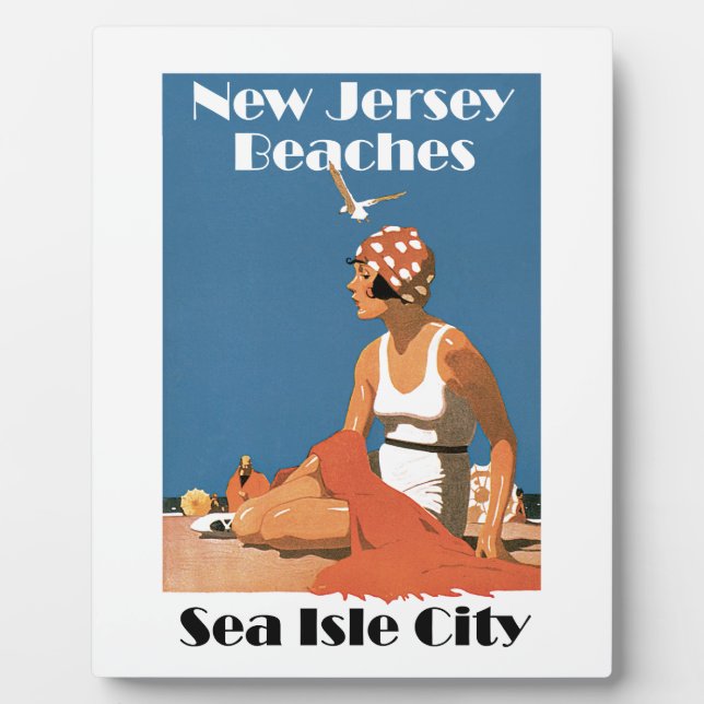 New Jersey Beaches ~ Sea Isle City Plaque (Front)