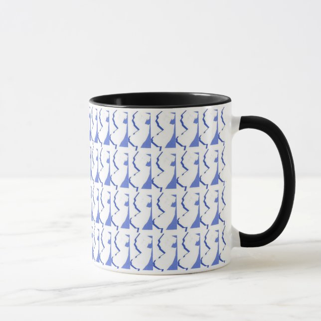 New Jersey Black Ringer Mug (Right)