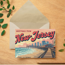 New Jersey Boardwalk Nostalgia Print