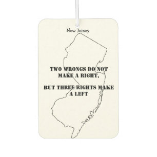 New Jersey Car Air Freshener