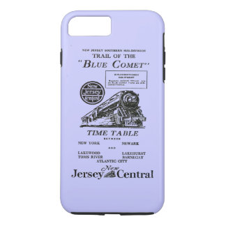 New Jersey Central Blue Comet Train iPhone 8 Plus/7 Plus Case