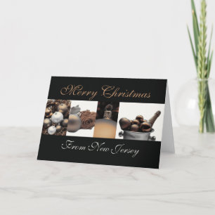 New Jersey   Christmas Card, state specific Holiday Card