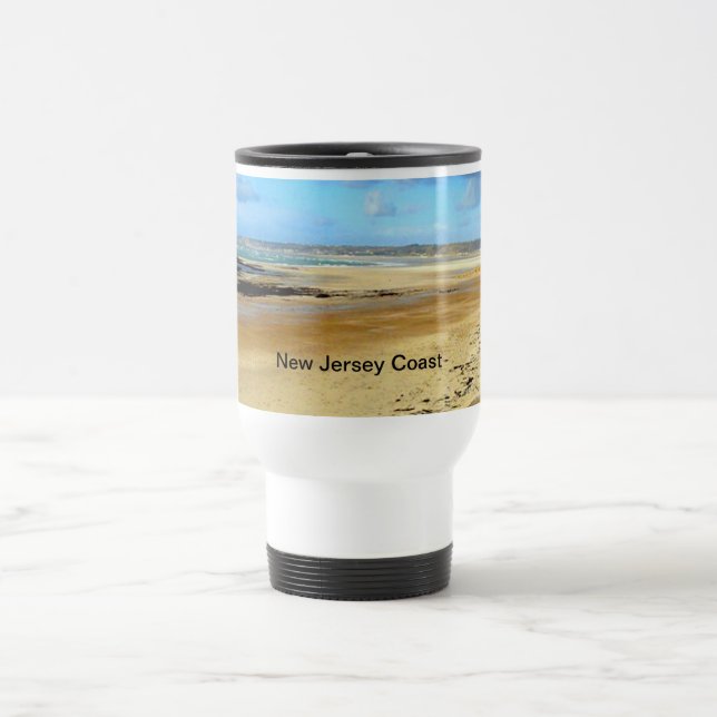 New Jersey Coast, NJ Travel Mug (Center)