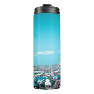 New Jersey Coastal Beach Art Thermal Tumbler