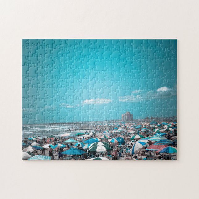 New Jersey Coastal Beach Jigsaw Puzzle (Horizontal)