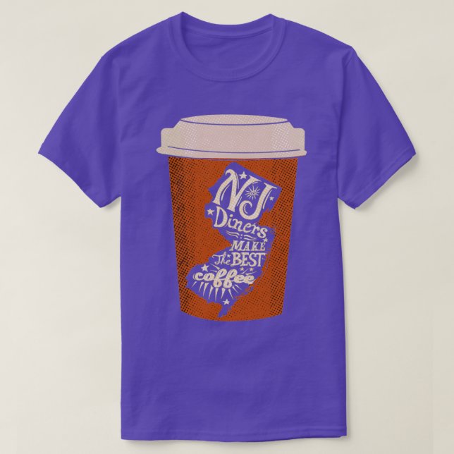 New Jersey Diners Make the Best Coffee Paper Cup 2 T-Shirt (Design Front)