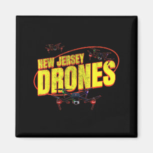 New Jersey Drones Funny Mystery Drones In New Jers Magnet