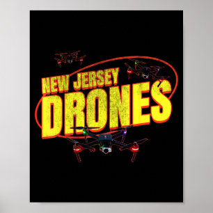 New Jersey Drones Funny Mystery Drones In New Jers Poster