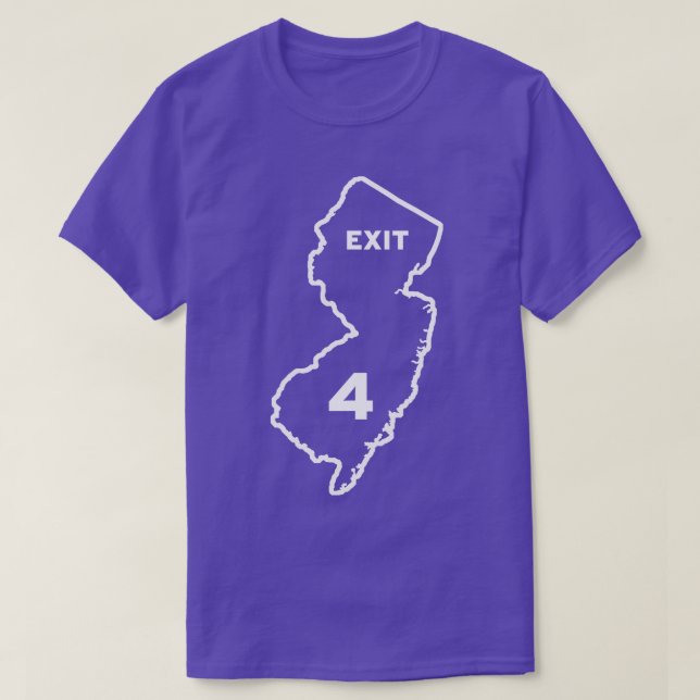 New Jersey Exit 4 T-Shirt (Design Front)