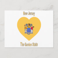 New Jersey Flag Heart