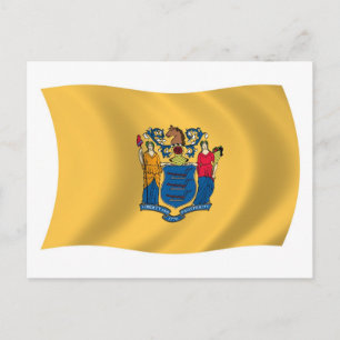 New Jersey Flag Postcard