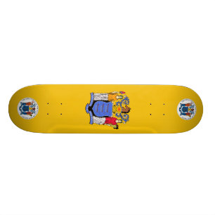 New Jersey flag Skateboard