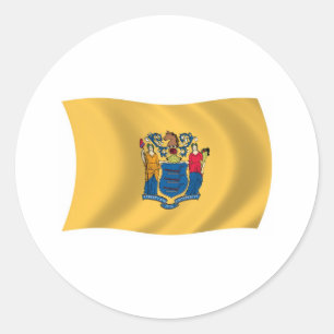 New Jersey Flag Sticker