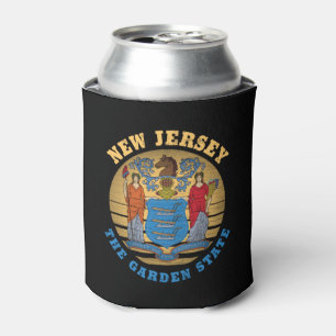 NEW JERSEY GARDEN STATE FLAG CAN COOLER