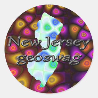 New Jersey Geocaching Supplies Stickers Geoswag