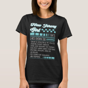 New Jersey Girl Dress Human Lie Detector Nutrition T-Shirt