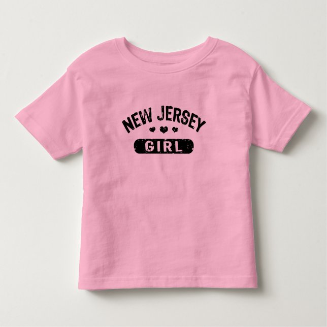 New Jersey Girl Toddler T-Shirt (Front)