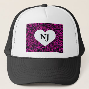 New Jersey Heart Trucker Hat