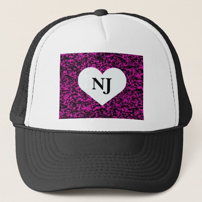 New Jersey Heart Trucker Hat (Front)