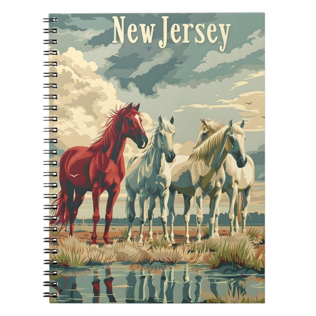 New Jersey Horses Notebook (Front)