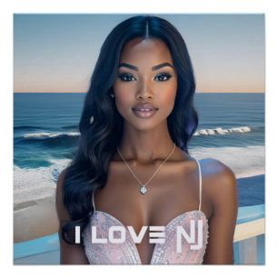 NEW JERSEY - I LOVE NJ POSTER