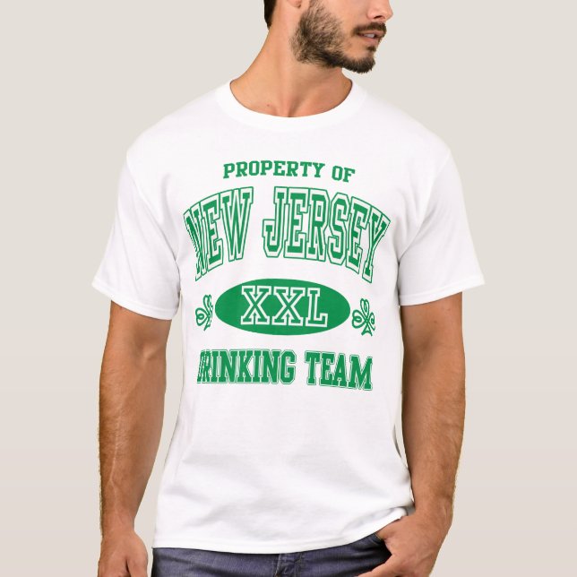 New Jersey Irish Drinking Team T-Shirt (Front)