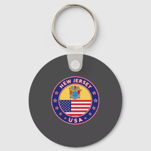 New Jersey Key Ring