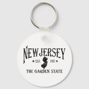 New Jersey Key Ring