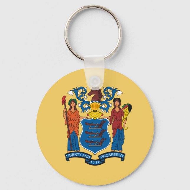 New Jersey Keychain (Front)