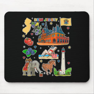 New Jersey Landmarks &amp; Culture, Garden State S Mouse Pad